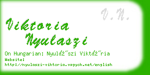 viktoria nyulaszi business card